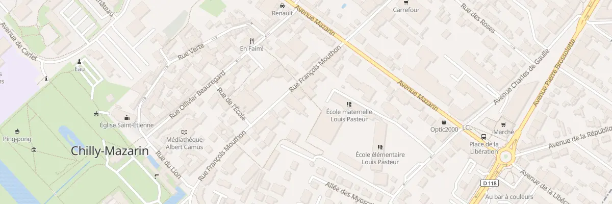 Plan du 30 Rue Francois Mouthon à Chilly-Mazarin