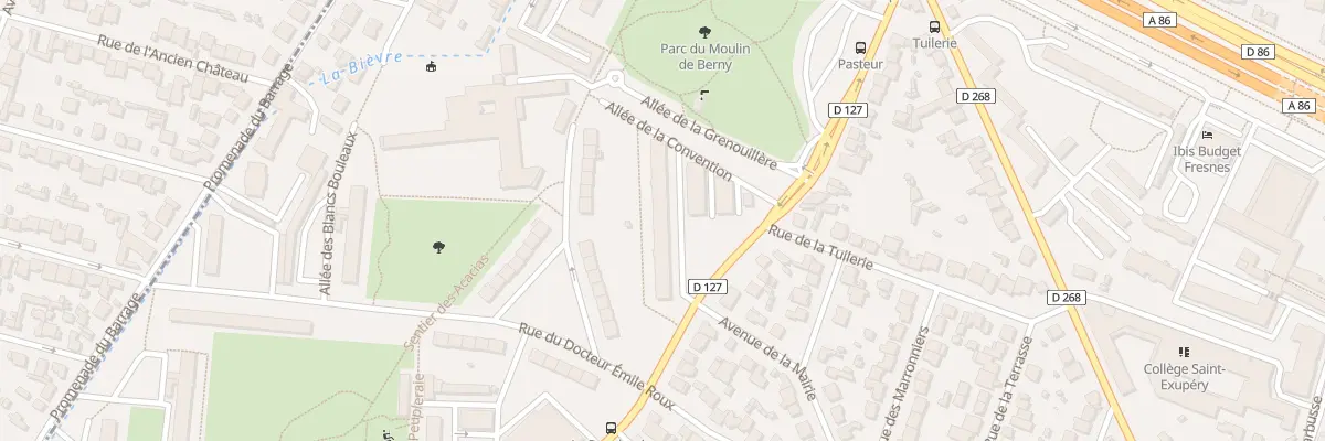 Plan du 30 Bd Pasteur à Fresnes