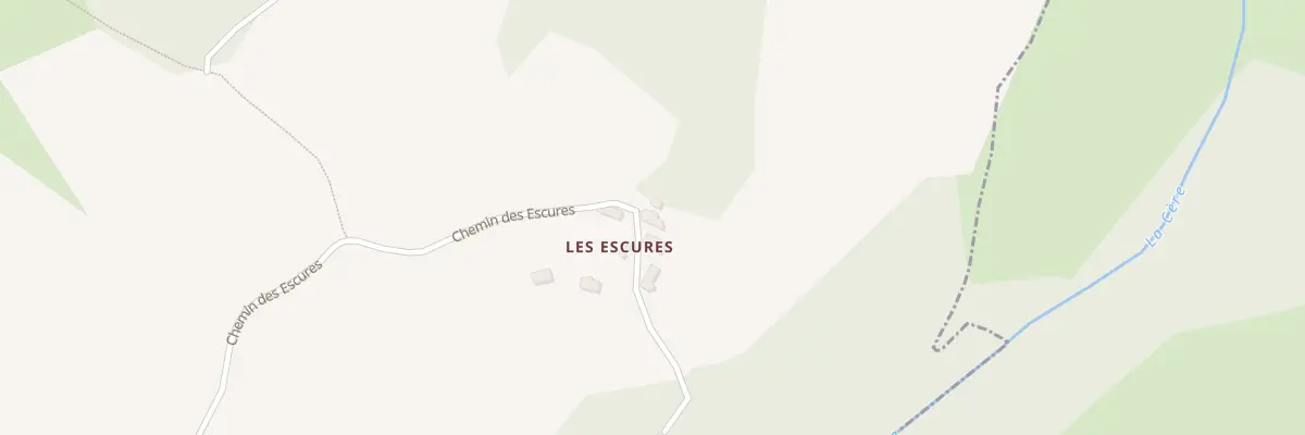Plan du 6080 Les Escures à Saint-Mamet-la-Salvetat