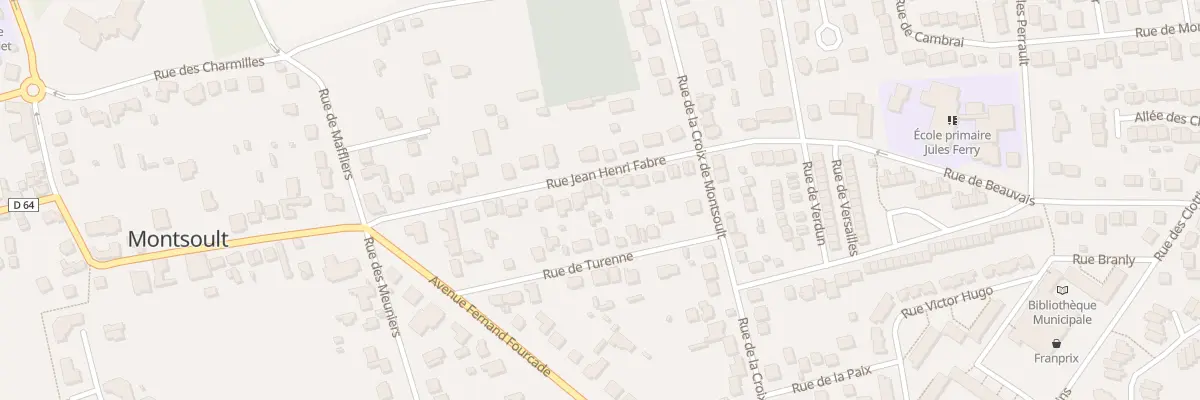 Plan du 26 Rue Jean Henri Fabre à Montsoult