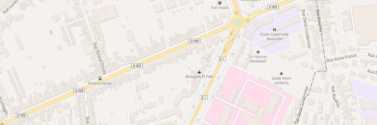 Plan du 218 Rue Léon Dupontreué à Amiens