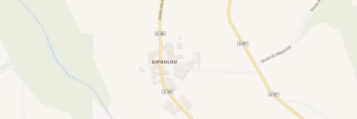 Plan du 5383 Gipoulou à Colombiès