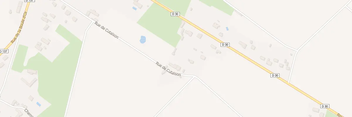 Plan du 22 Rue de Cutaison à Nibelle