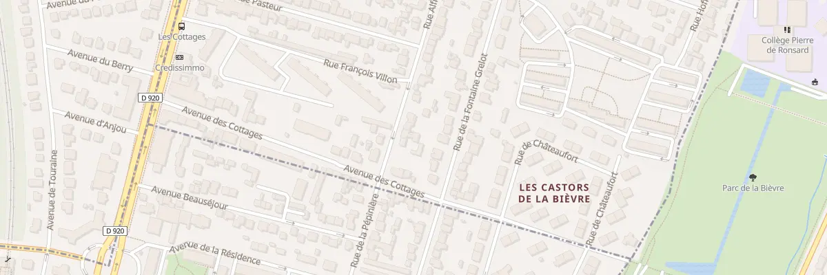 Plan du 35 Rue Alfred Nomblot à Bourg-la-Reine