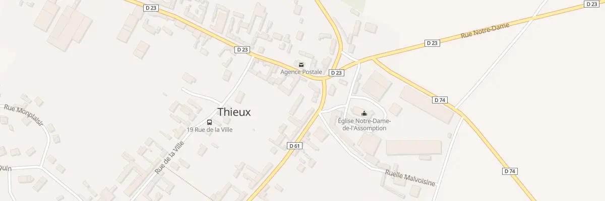 Plan du 37 Rue des Hayes à Thieux