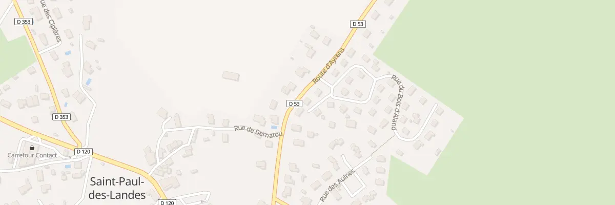 Plan du 2 Rue du Bois d’Aland à Saint-Paul-des-Landes