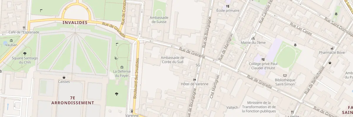 Plan du 123 Rue de Grenelle à Paris 7e Arrondissement
