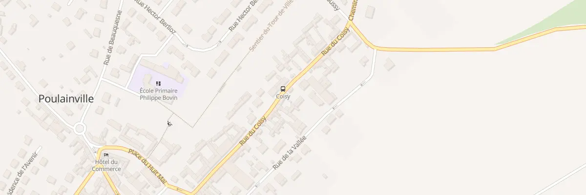 Plan du 24 Rue de Coisy à Poulainville
