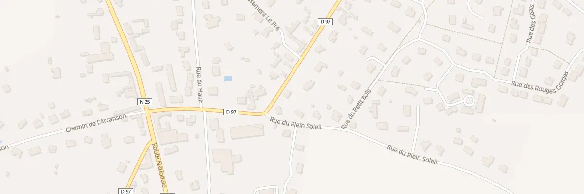 Plan du 29 Rue Neuve à Villers-Bocage