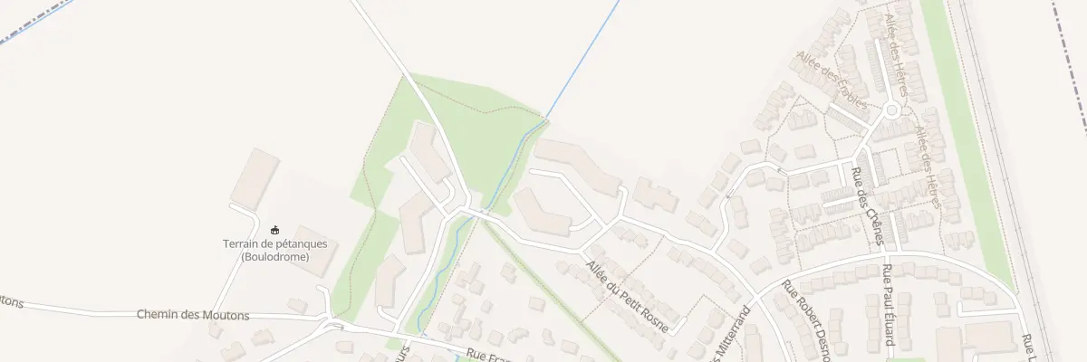 Plan du 4 All des Maraîchers à Bouffémont
