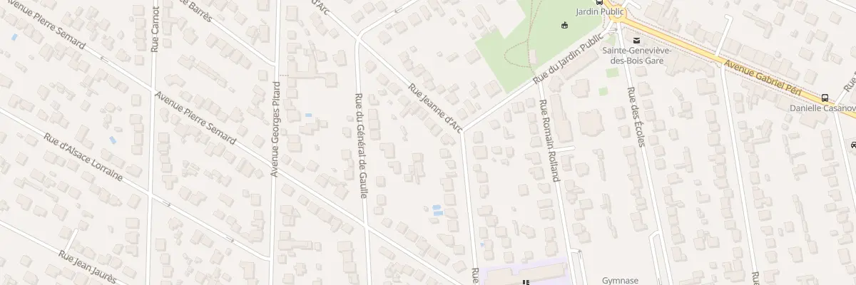 Plan du 54 Rue Jeanne d’Arc à Sainte-Geneviève-des-Bois