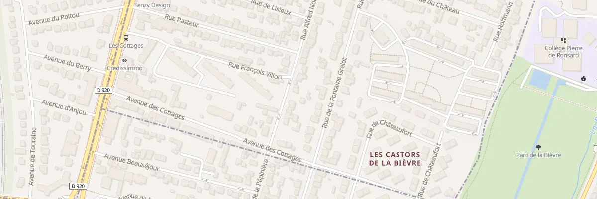 Plan du 29 Rue Alfred Nomblot à Bourg-la-Reine