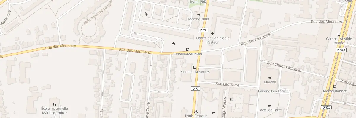 Plan du 76 Rue des Meuniers à Bagneux