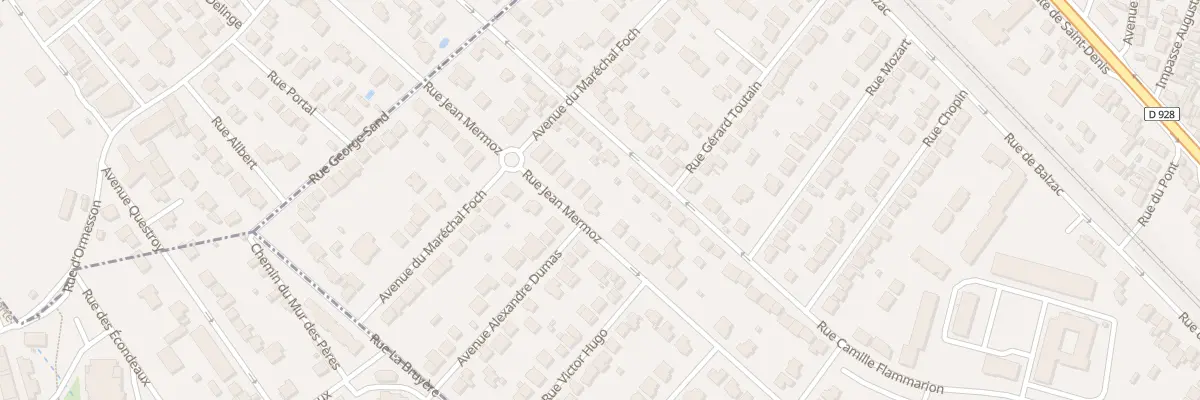 Plan du 15 Rue Jean Mermoz à Deuil-la-Barre