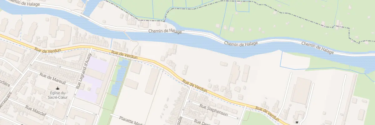 Plan du 211 Rue de Verdun à Amiens