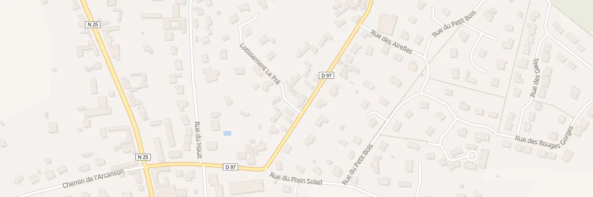 Plan du 20 Rue Neuve à Villers-Bocage