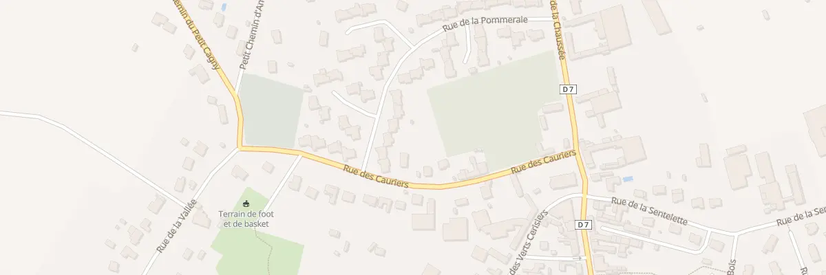 Plan du 12 Rue des Cauriers à Sains-en-Amiénois