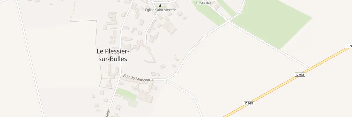 Plan du 179 Rue de Monceaux au Plessier-sur-Bulles