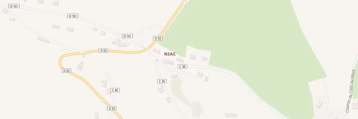 Plan du 5090 Niac à Ayrens