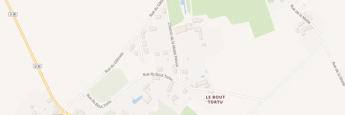 Plan du 1B Che de la Motte Peloux à Nibelle