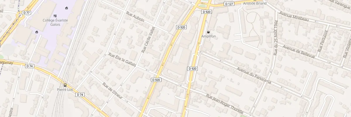 Plan du 36B Av du Général Leclerc à Bourg-la-Reine