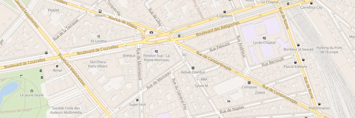 Plan du 97 Rue de Monceau à Paris 8e Arrondissement