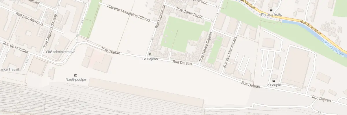 Plan du 109 Rue Dejean à Amiens
