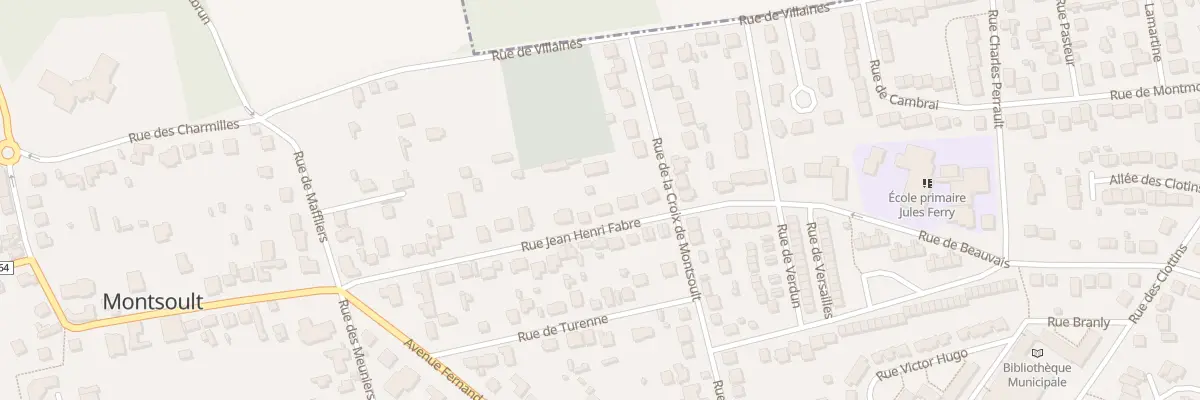 Plan du 39 Rue Jean Henri Fabre à Montsoult