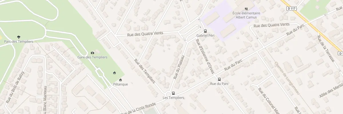 Plan du 38 Rue du Plateau à Épinay-sur-Orge