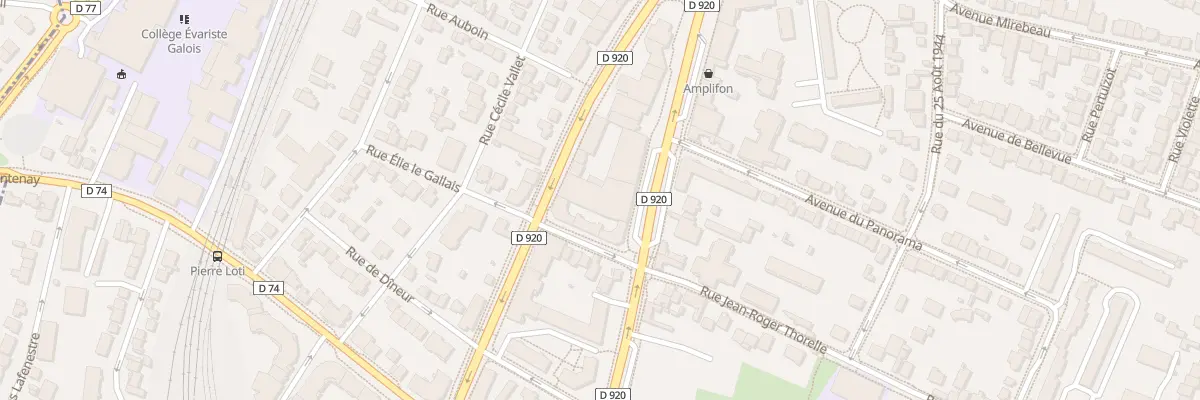 Plan du 36T Av du Général Leclerc à Bourg-la-Reine