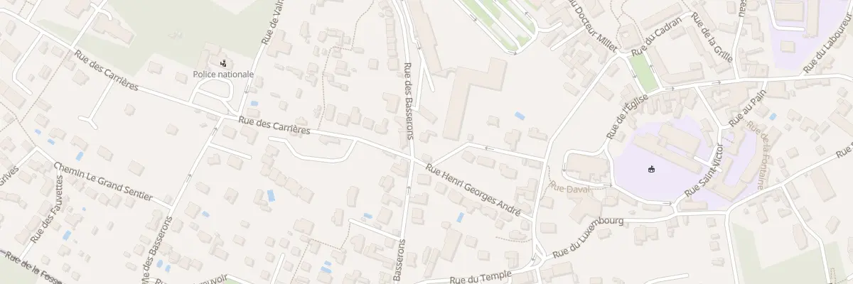 Plan du 41 Rue des Basserons à Montmorency