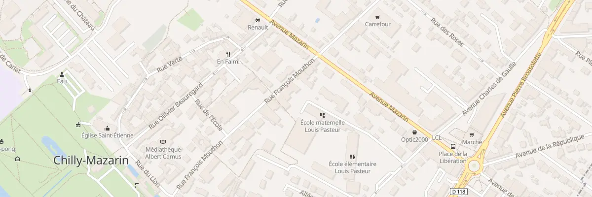Plan du 34 Rue Francois Mouthon à Chilly-Mazarin