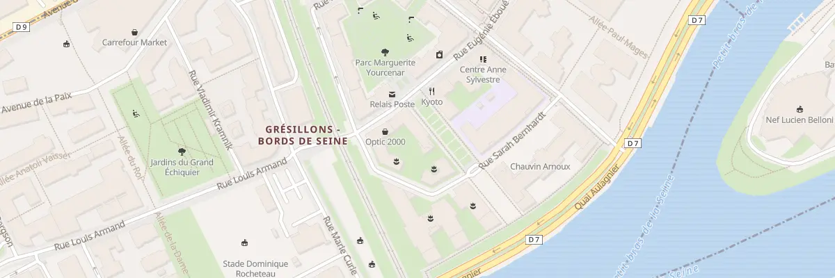 Plan du 5 Mail Camille du Gast à Asnières-sur-Seine