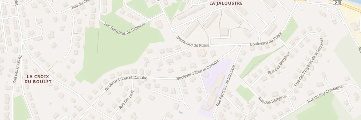 Plan du 1 Imp des Clidoux à Ussel