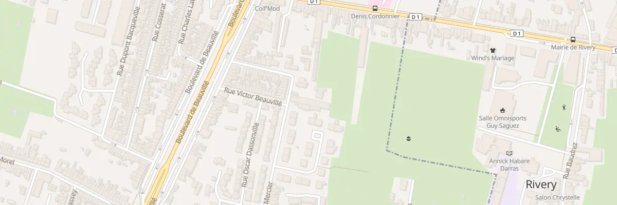 Plan du 74 Rue Mercier à Amiens
