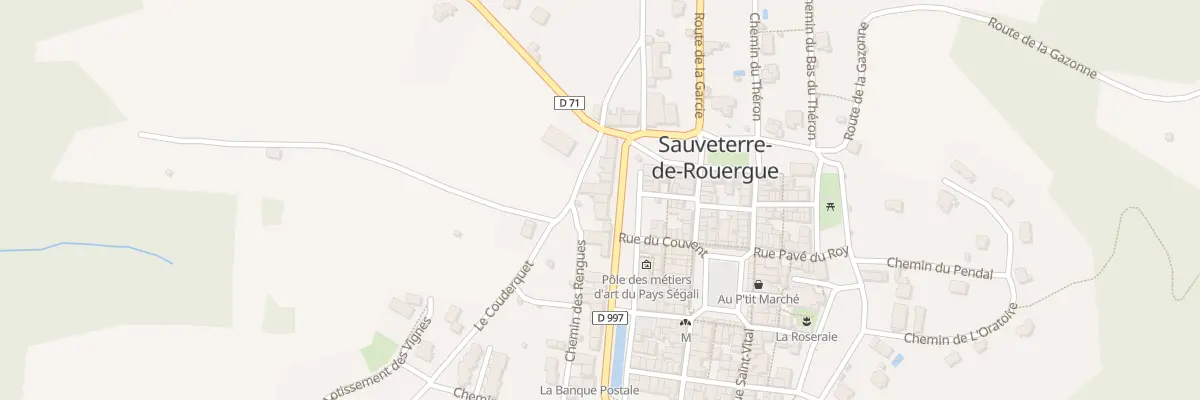Plan du 5539 Sauveterre à Sauveterre-de-Rouergue