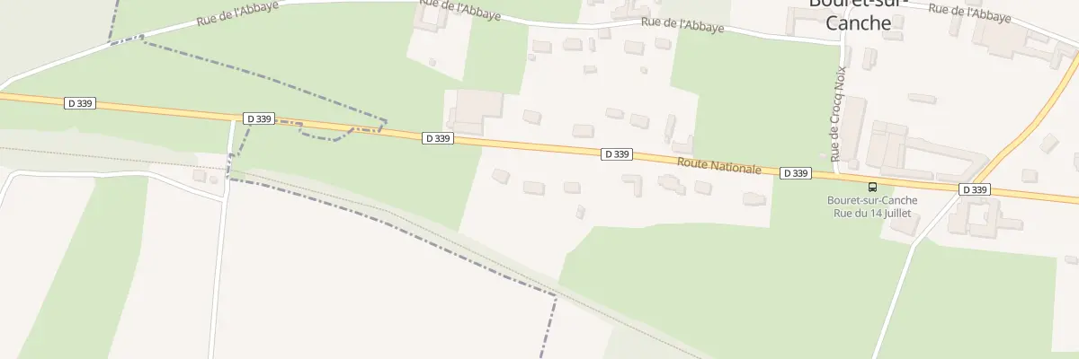 Plan du 20 Rte Nationale à Bouret-sur-Canche