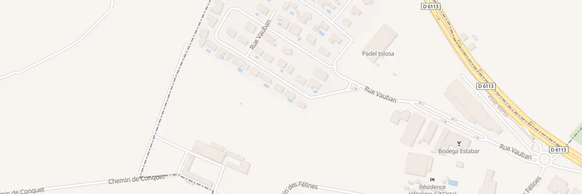 Plan du 760 Rue Vauban à Carcassonne