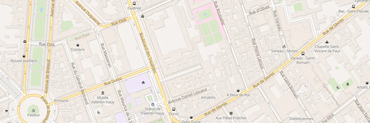 Plan du 7 Av Constant Coquelin à Paris 7e Arrondissement