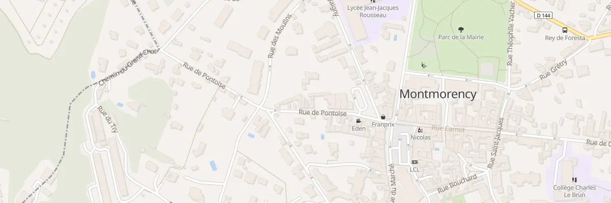 Plan du 16 Rue de Pontoise à Montmorency