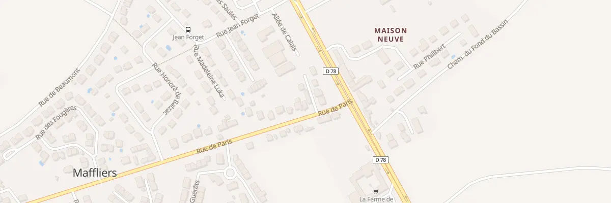 Plan du 41 Rue de Paris à Maffliers