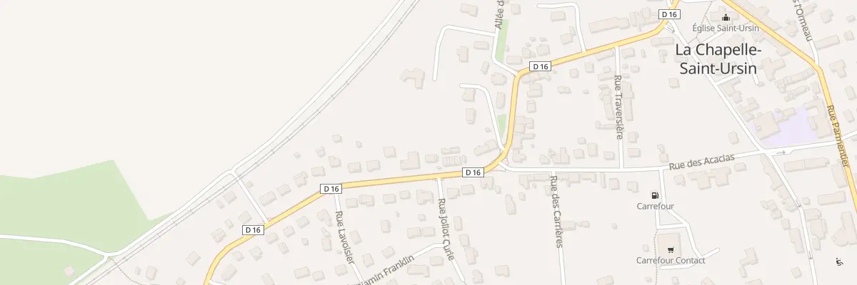 Plan du 38 Rue de la Gare à La Chapelle-Saint-Ursin