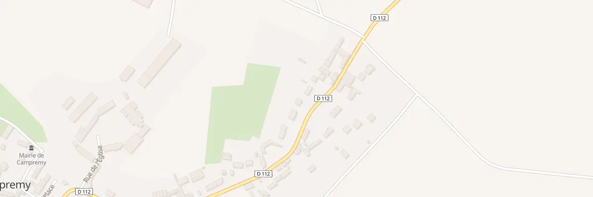 Plan du 21 Rue Neuve à Campremy