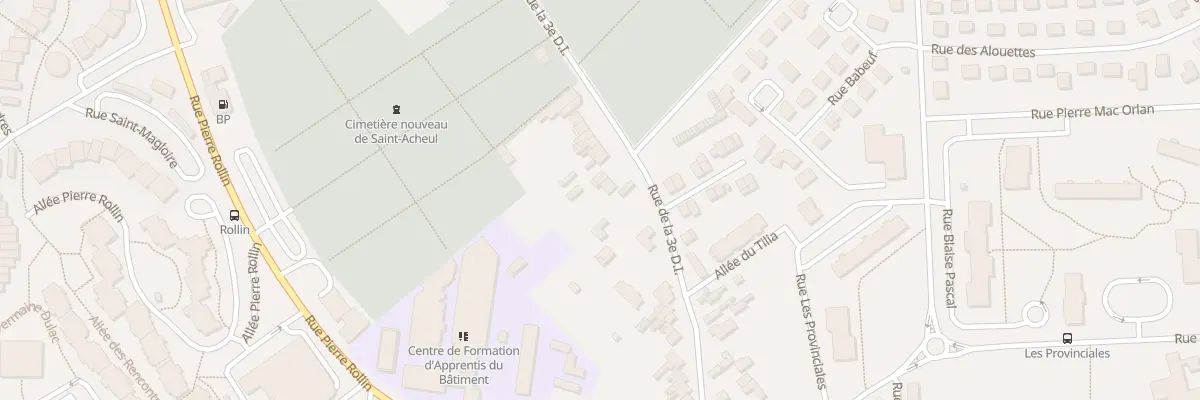 Plan du 112 Rue de la Troisieme D.I. à Amiens