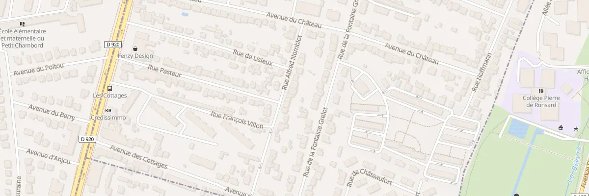 Plan du 17 Rue Alfred Nomblot à Bourg-la-Reine