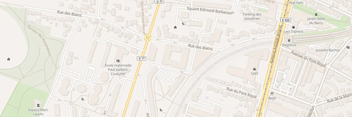 Plan du 1 Rue du 17 Octobre 1961 à Bagneux