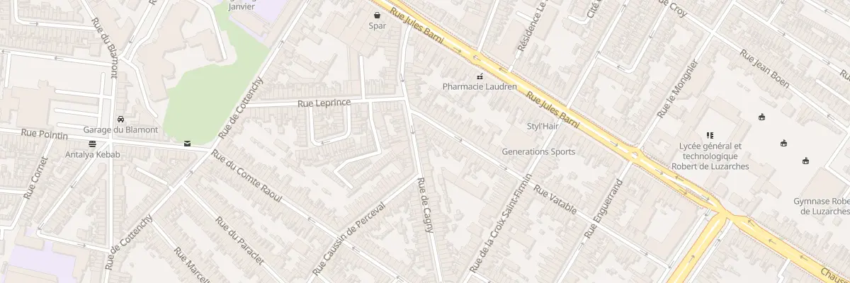 Plan du 41 Rue de Cagny à Amiens
