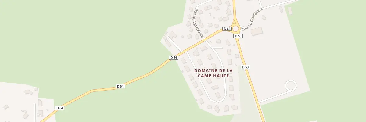 Plan du 35 Lot Domaine de la Camp Haute à Saint-Paul-des-Landes