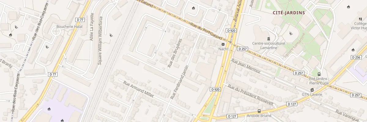 Plan du 25 Rue Ferdinand Jamin à Bourg-la-Reine