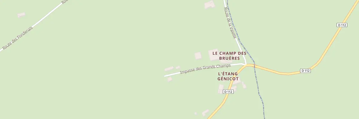 Plan du 180 Imp des Grands Champs à Saint-Pierre-les-Bois